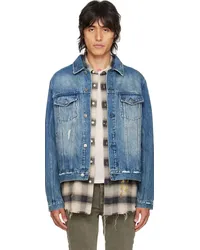 ksubi Blue Classic Denim Jacket Denim