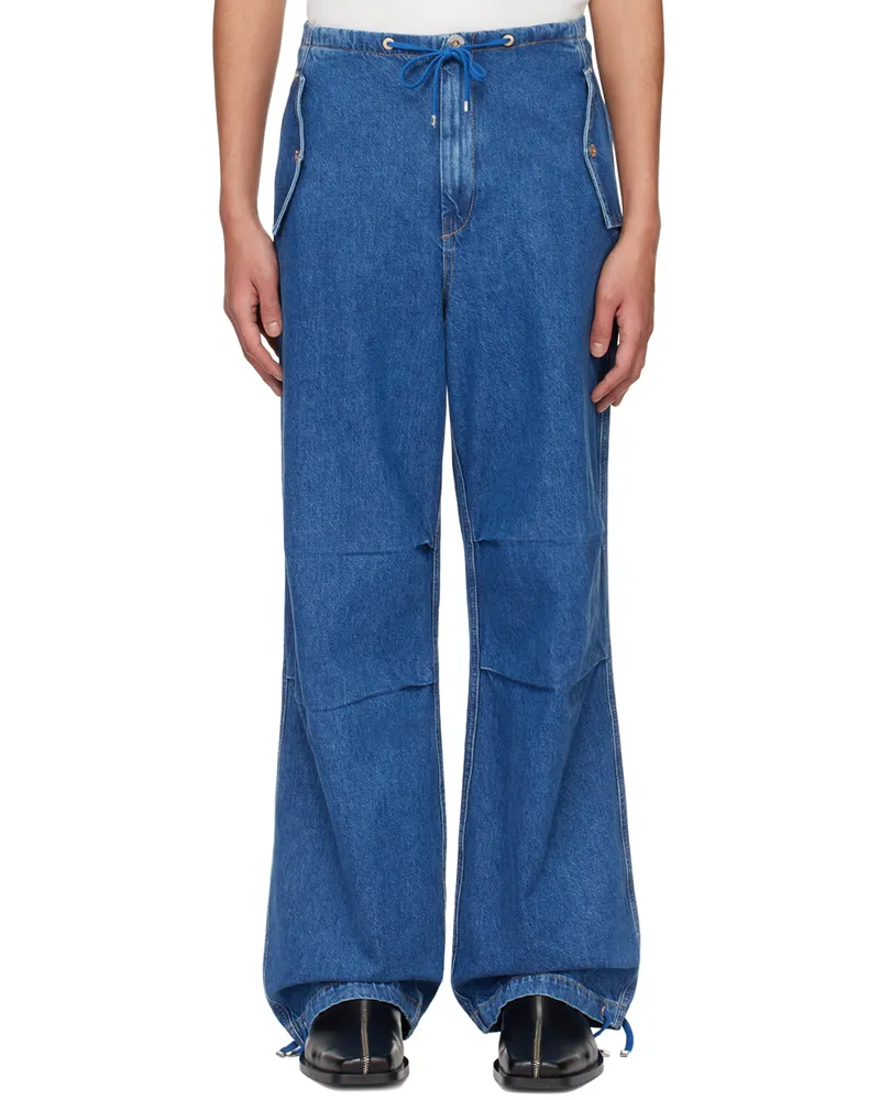 Dion Lee Blue Relaxed Jeans American