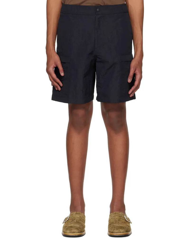 LE 17 SEPTEMBRE Navy Side Pocket Cargo Shorts Navy