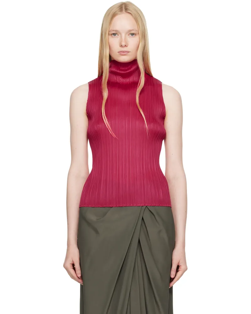 Issey Miyake Pink Ramie Pleats Top 23