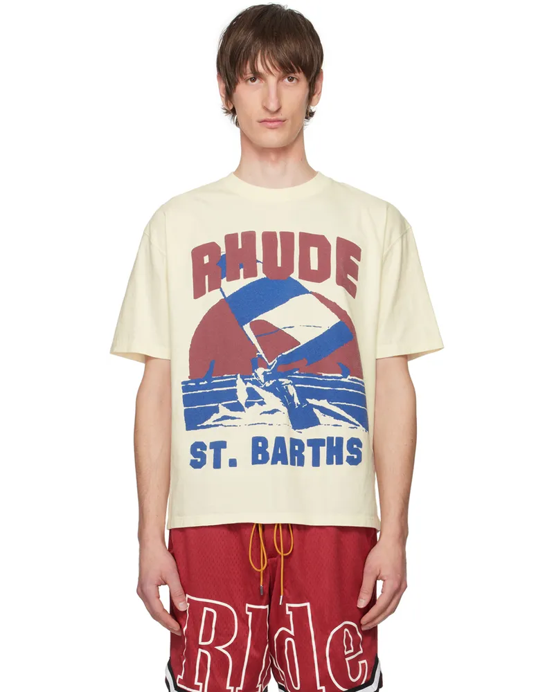 RHUDE Off-White Windsurf T-Shirt Vtg