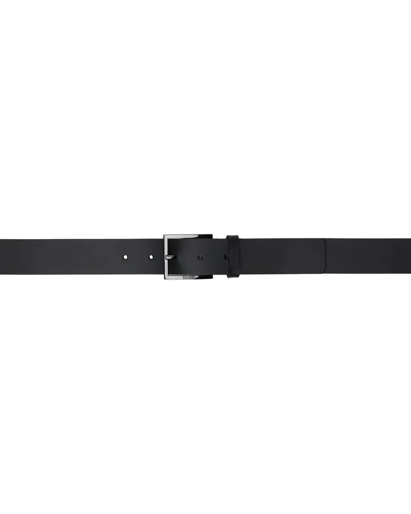 HUGO BOSS Black Leather Belt 001-black