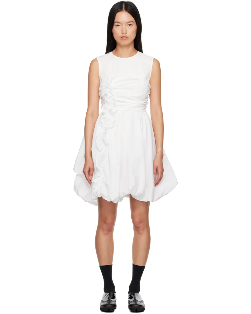 Cecilie Bahnsen White Olivia Minidress White