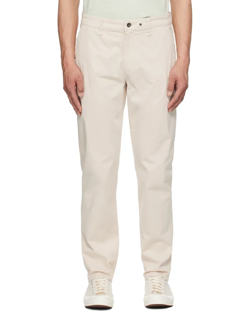 Rag & Bone Beige Standard Chino Trousers Light