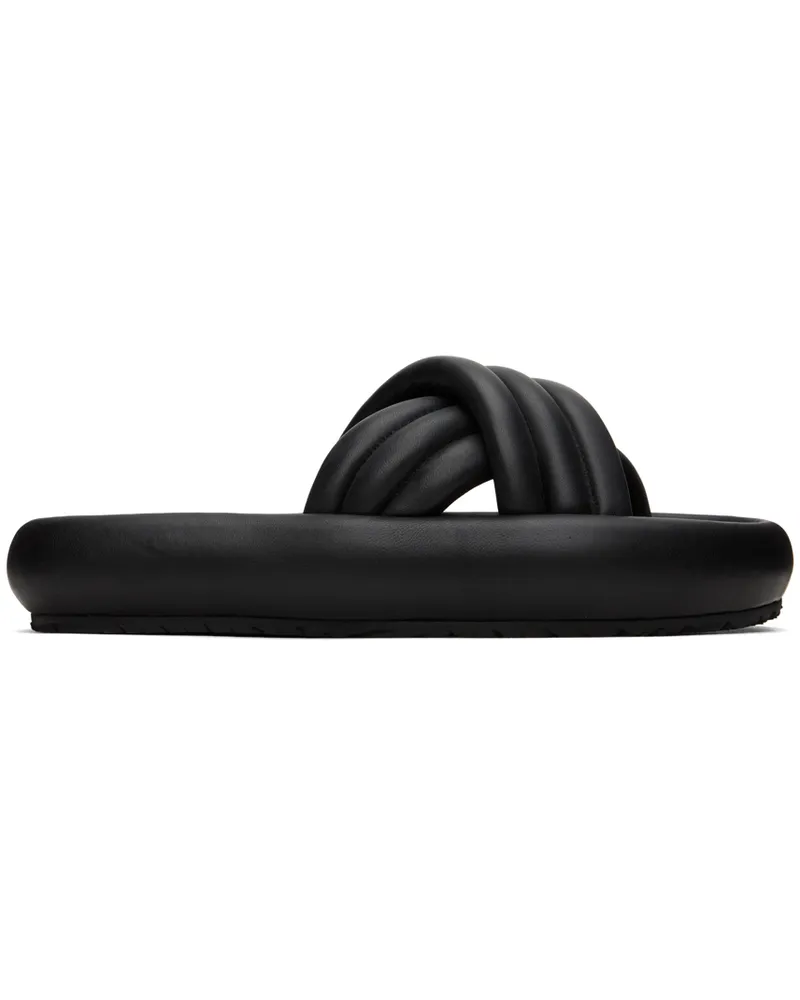 Isabel Marant Black Niloo Flat Sandals 01bk