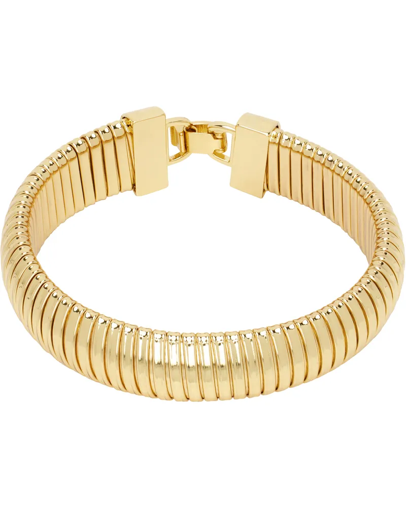 Anine Bing Gold Coil Chain Bracelet Gold