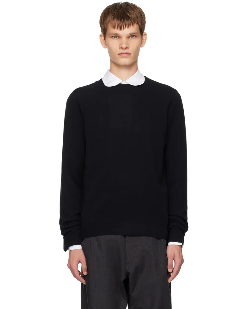 Comme des Garçons Black Crewneck Sweater 1