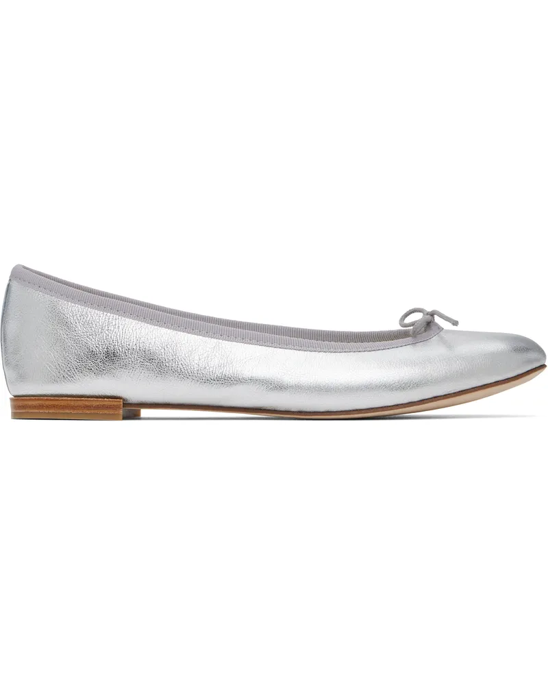 Repetto Silver Cendrillon Ballerina Flats 20