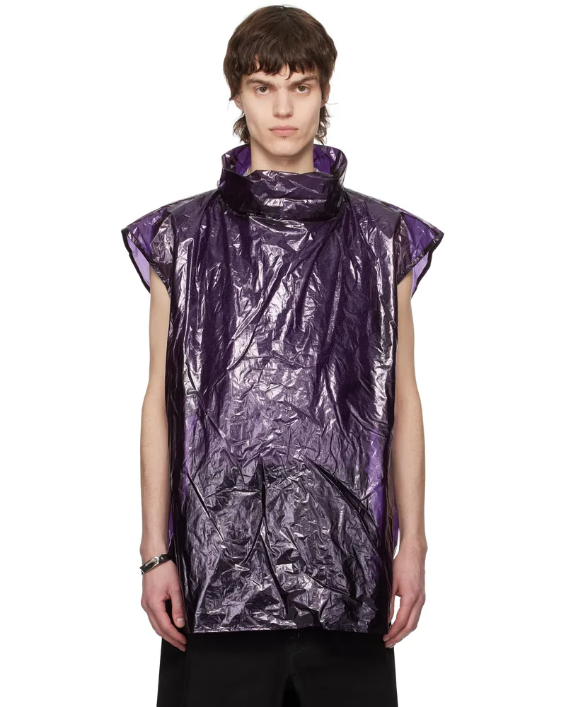 Dries van Noten Purple Sheer T-shirt 401