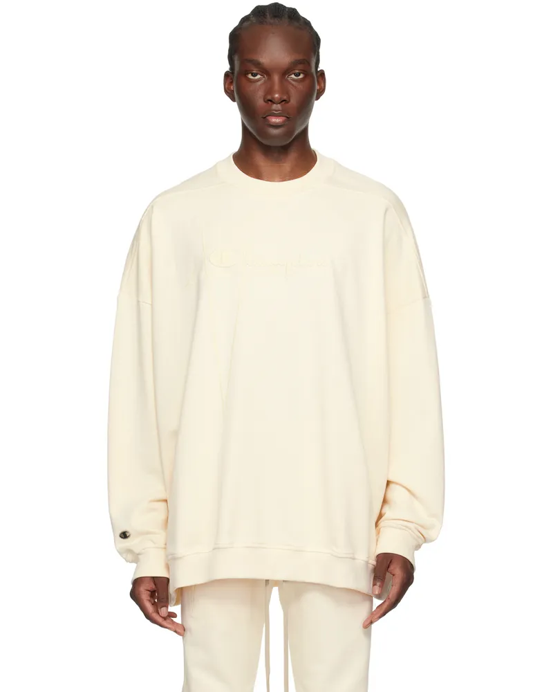 Rick Owens Off-White Champion Edition Jumbo Sweatshirt 21