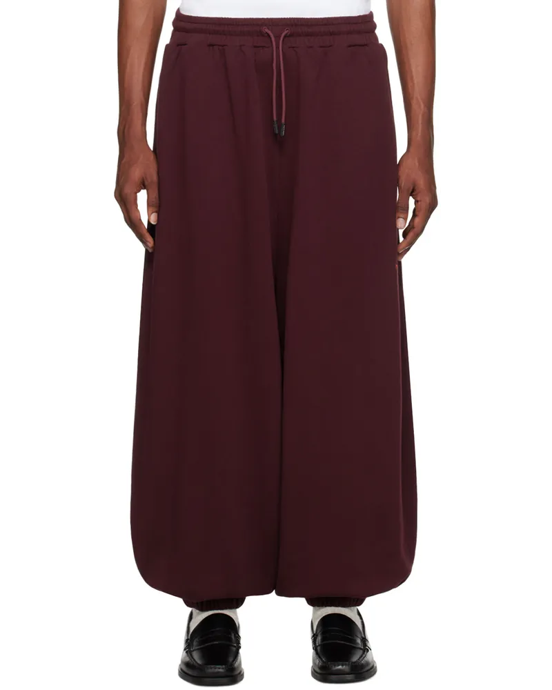 LU'U DAN Burgundy Bontan Sweatpants Burgundy