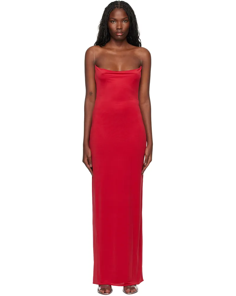 Mirror Palais Red 'The Persona' Maxi Dress Red