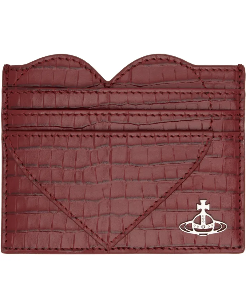 Vivienne Westwood Red Heart Card Holder H408