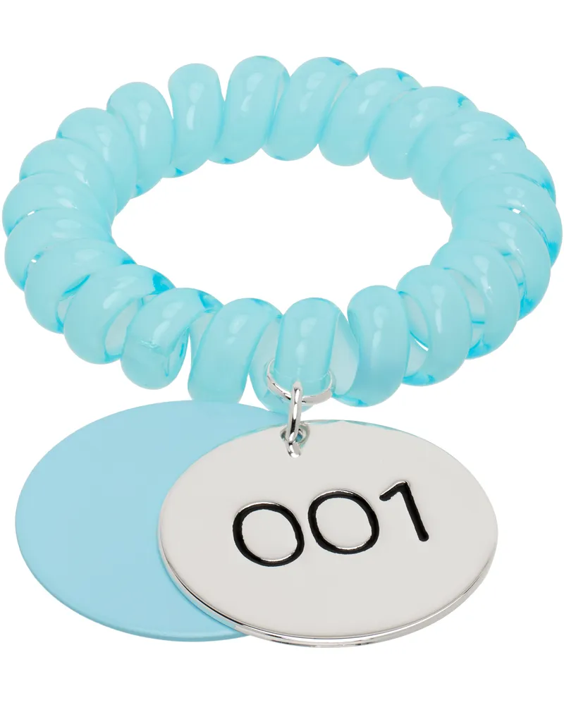 Tory Burch Blue Locker Room Bracelet Aqua
