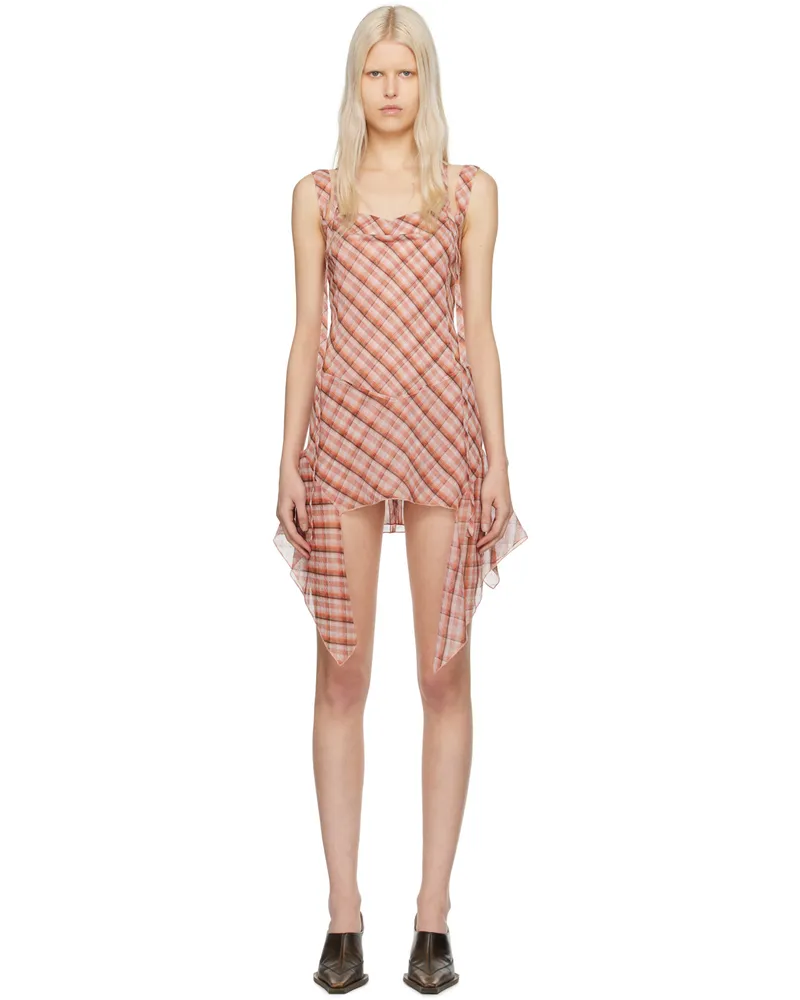Charlotte Knowles Pink Thrall Minidress Moto