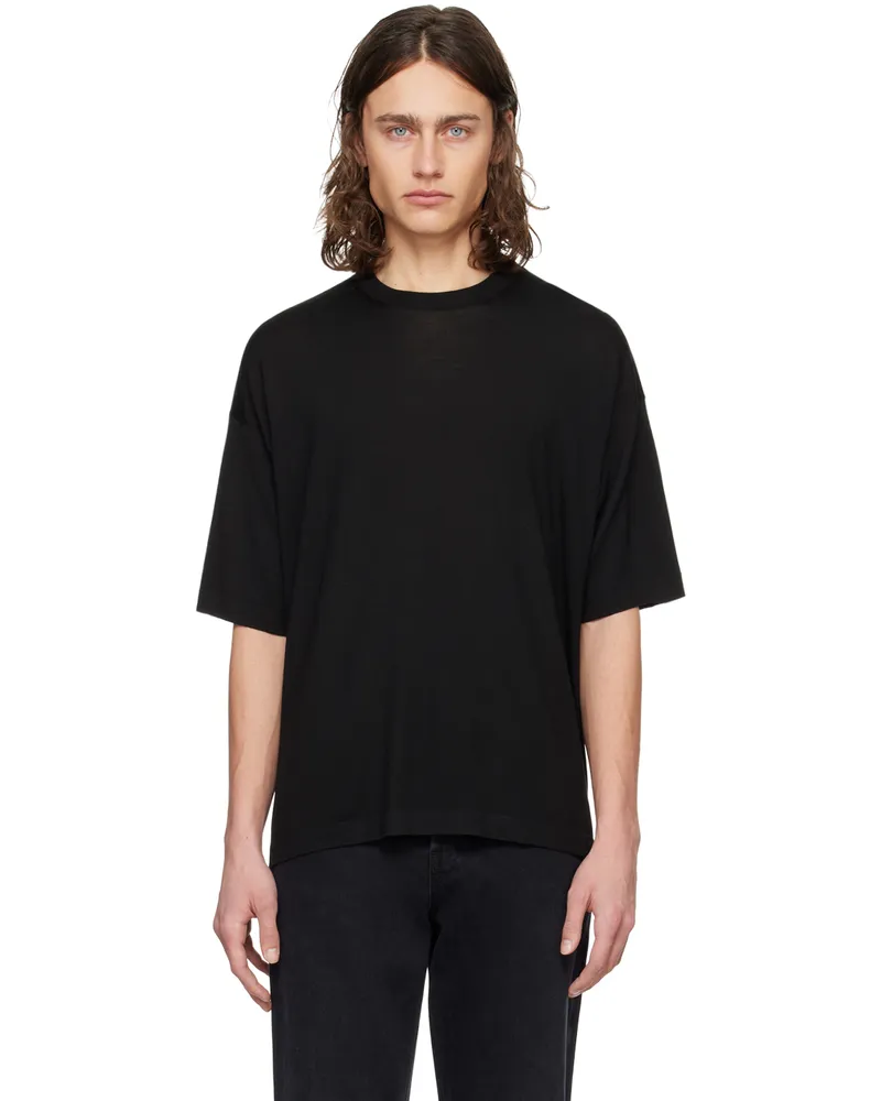 The Row Black Dlomu T-Shirt Blk