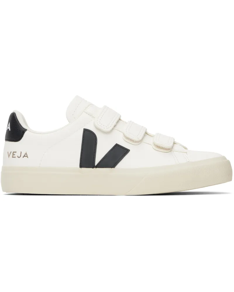 VEJA White & Black Recife Leather Sneakers Extra-white_black