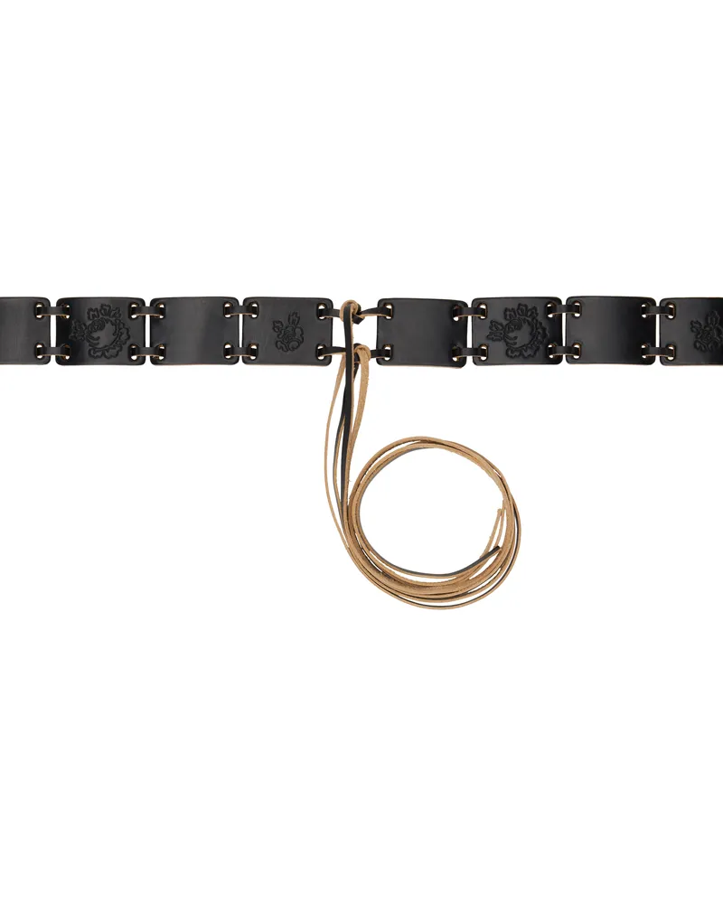 Our Legacy Black Block Belt Black