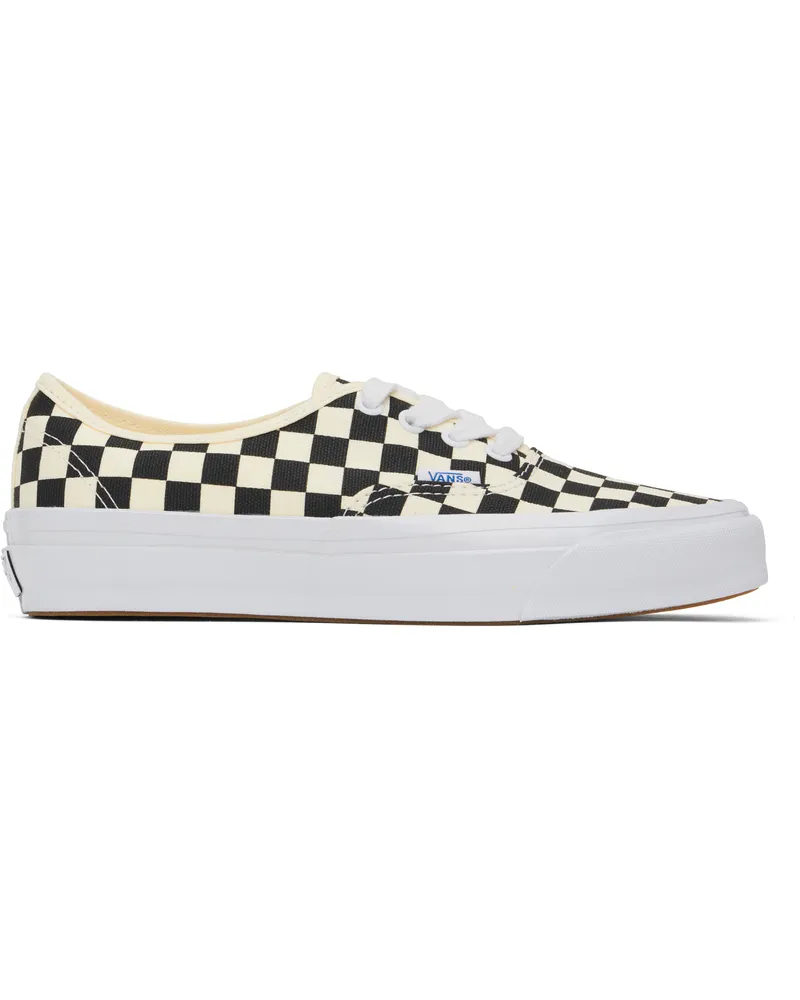 Vans Off-White & Black Authentic Reissue 44 Sneakers Lx
