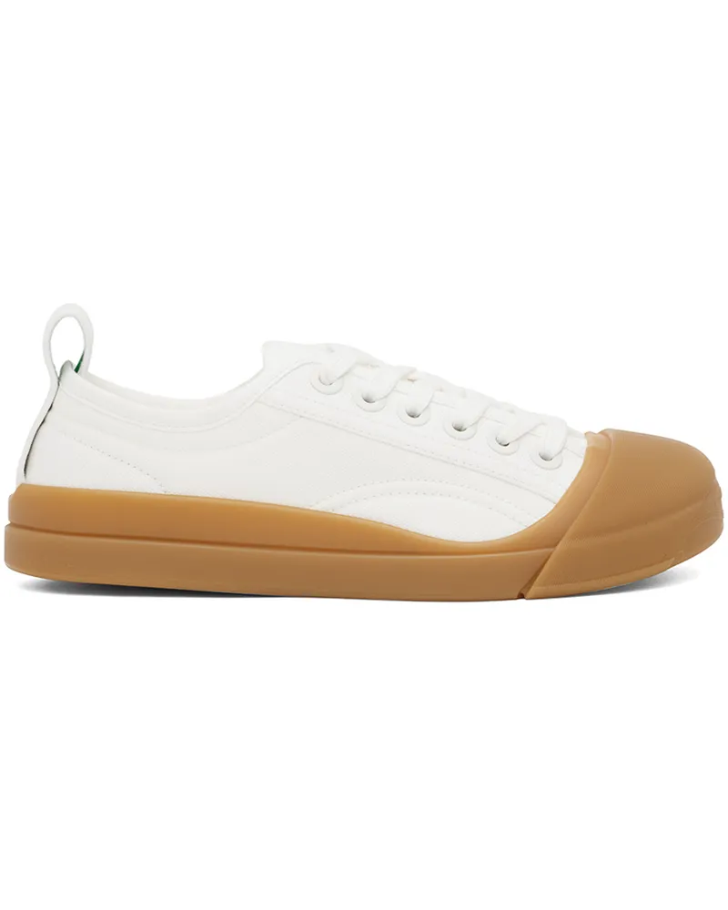 Bottega Veneta White Vulcan Sneakers 9191