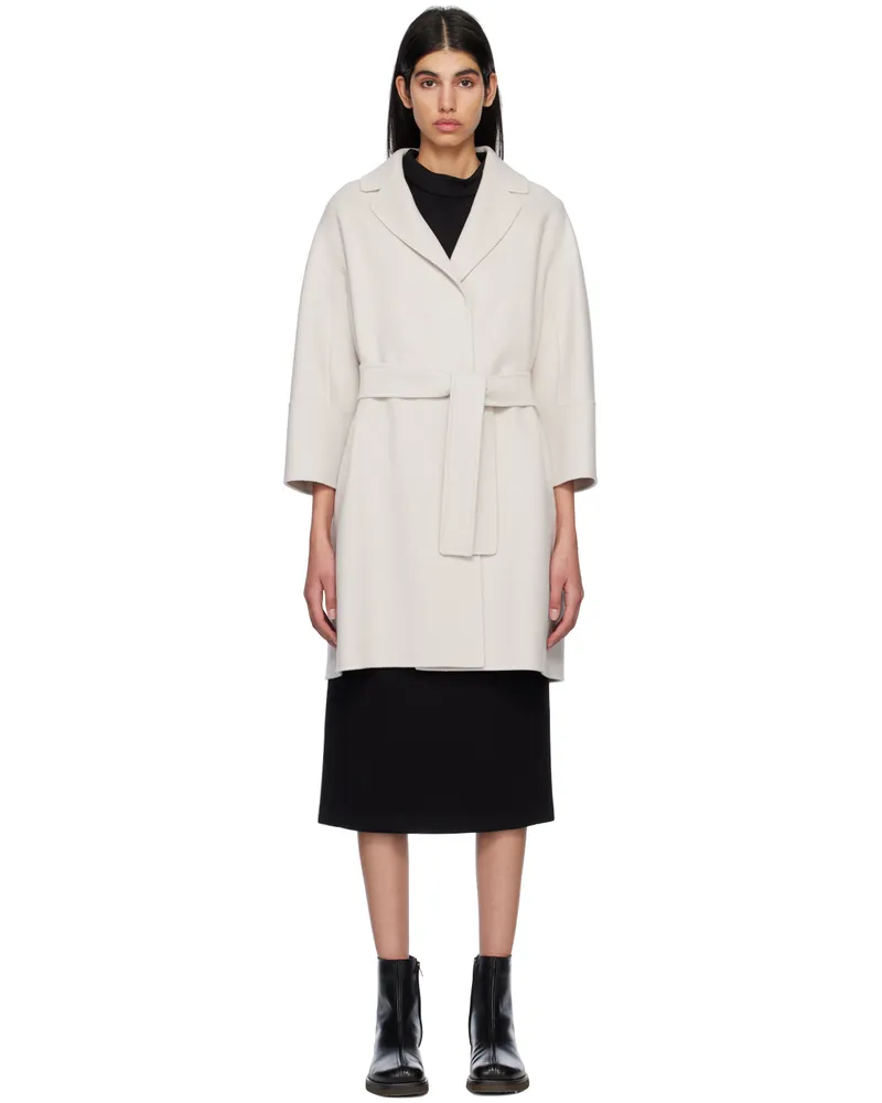 Max Mara Off-White Arona Coat 071