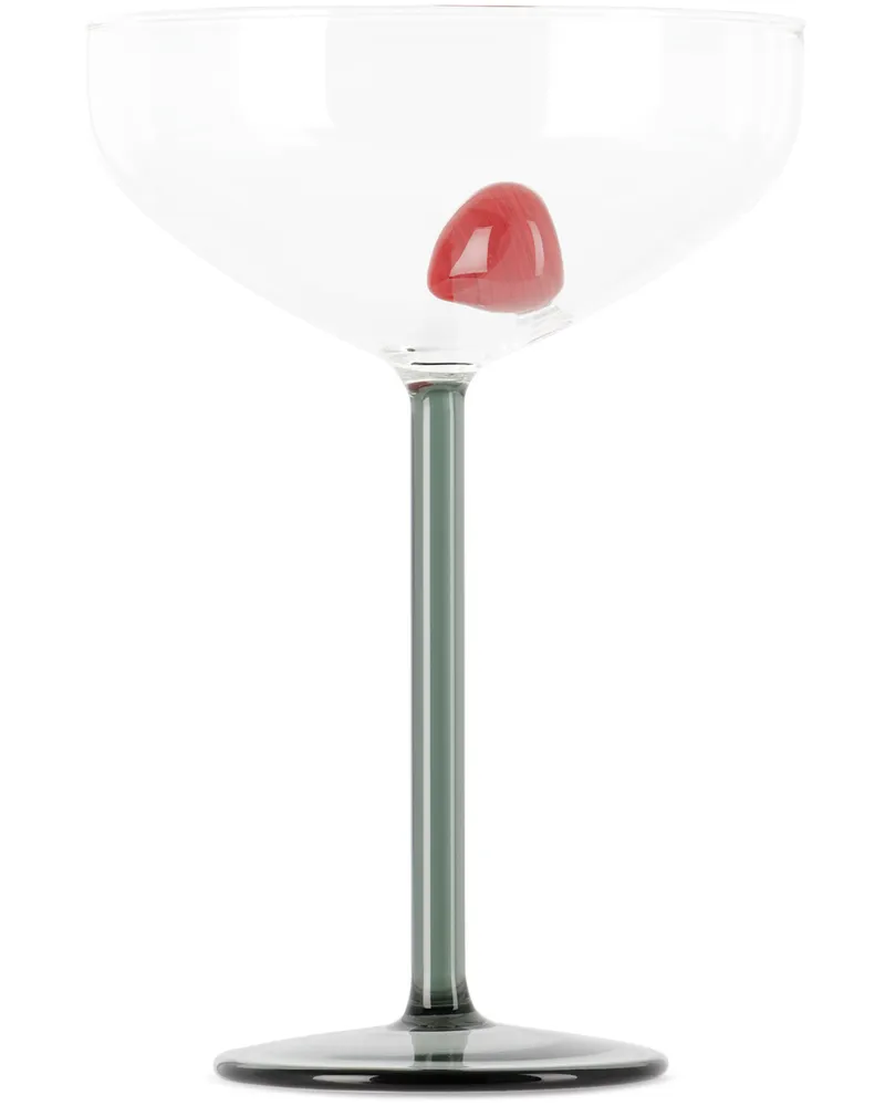 Maison Balzac Gray Manhattan Cocktail Glass Smoke