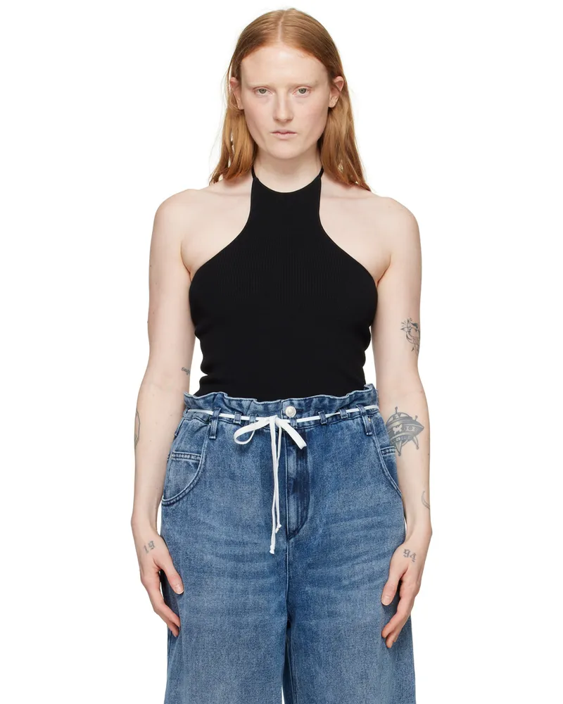 Isabel Marant Black Oracy Tank Top 01bk