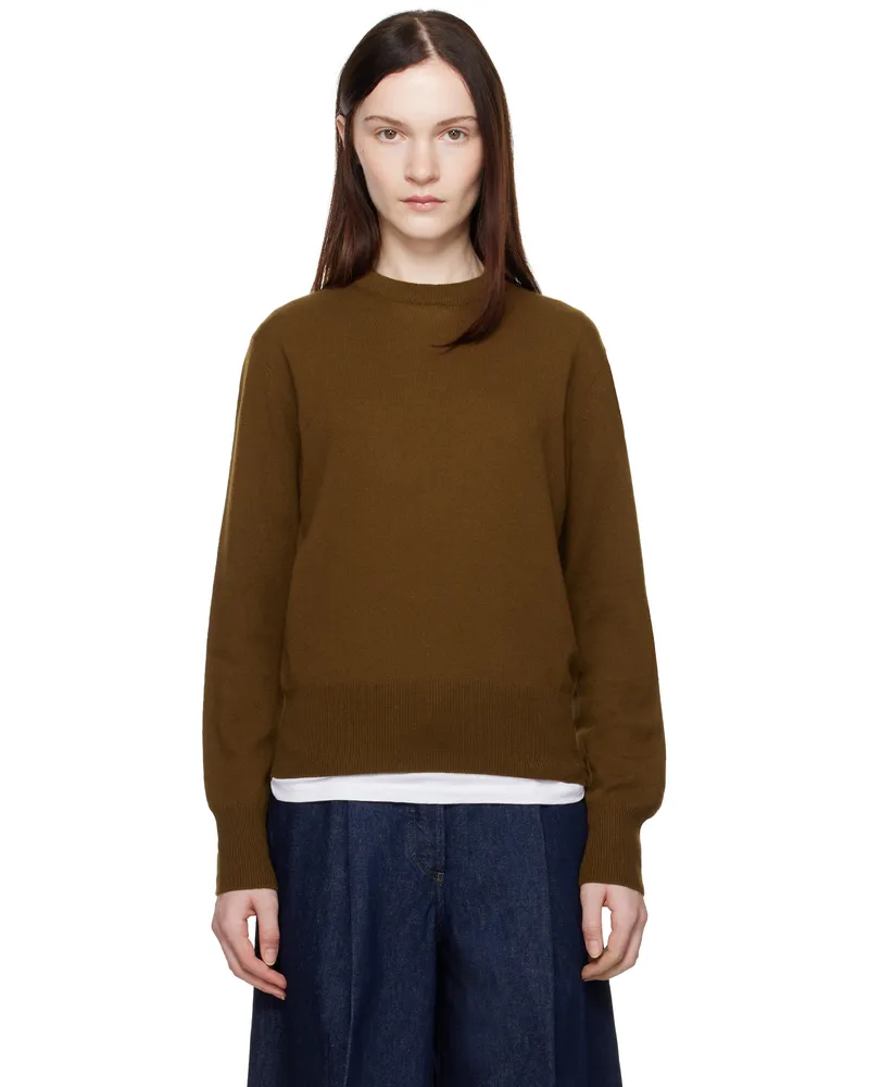 A.P.C. Brown Anastasia Barbieri Edition Lucia Sweater Caa