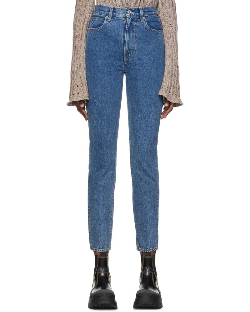 SLVRLAKE Blue Beatnik Jeans Born