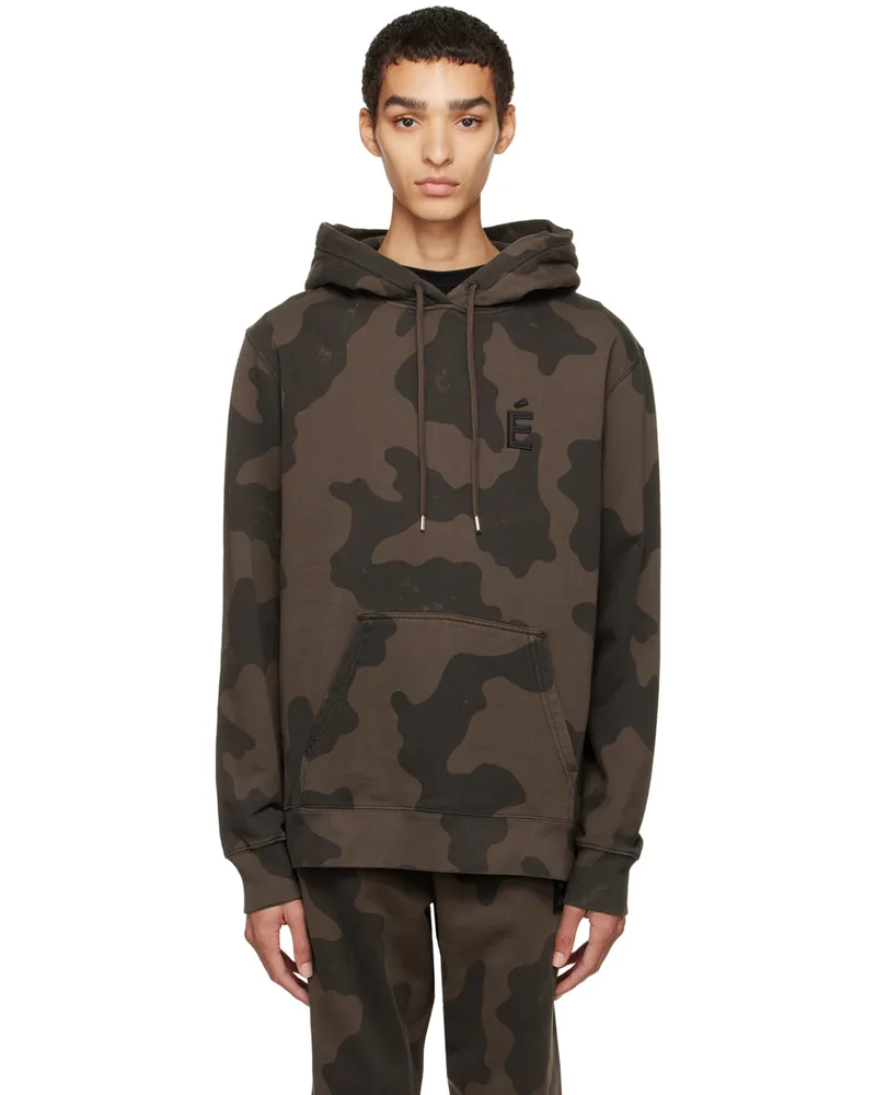 Études Studio Brown Klein Patch Hoodie Brown