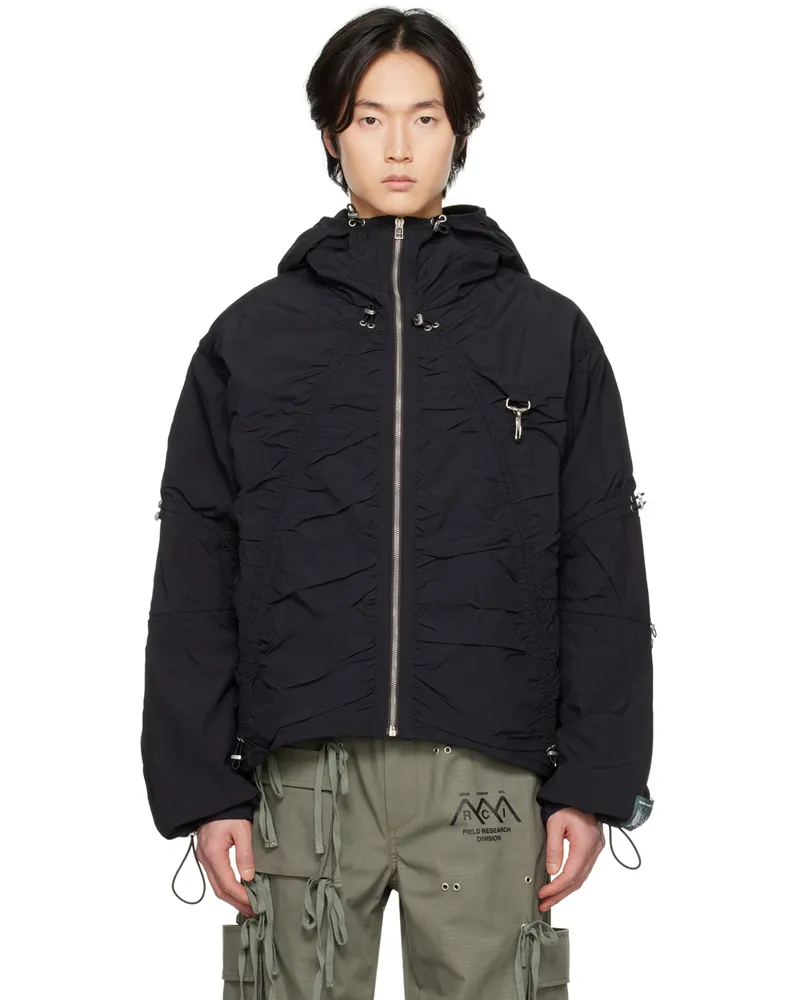 Reese Cooper Black Cinched Jacket Black