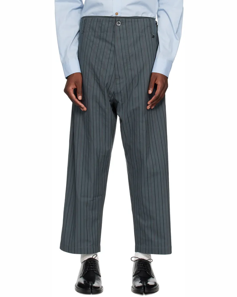 Vivienne Westwood Gray Alien Trousers Aw24-grey