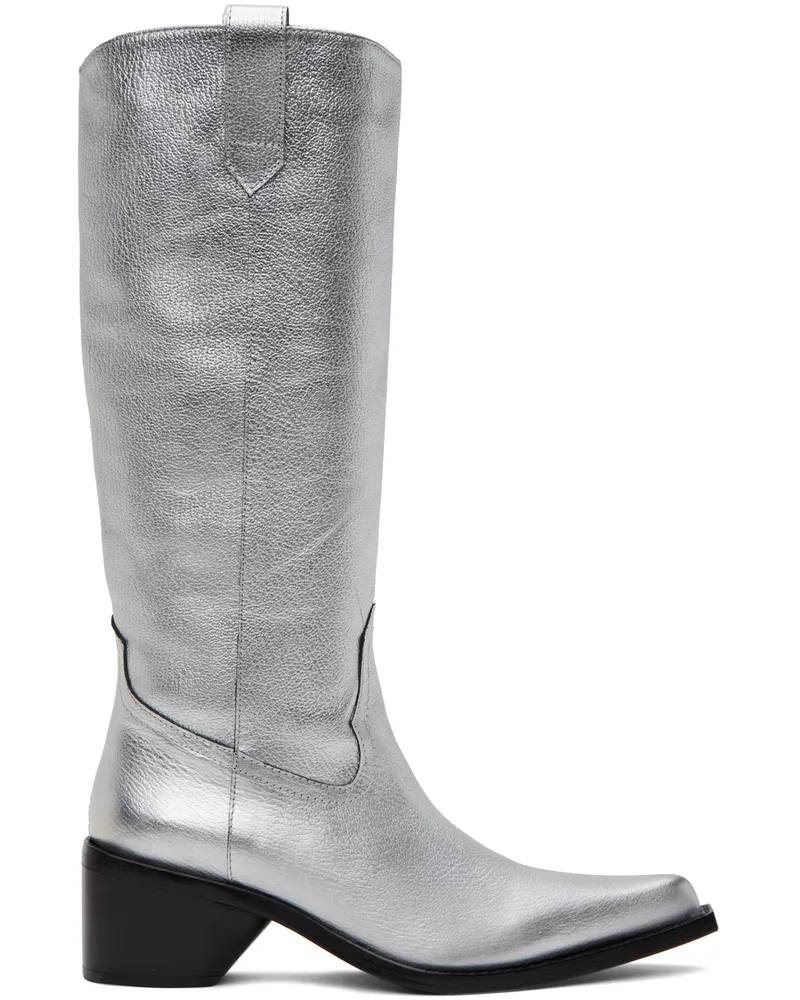 Simon Miller Silver Bandi Boots Silver
