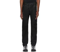 Black P1C Coated Jeans