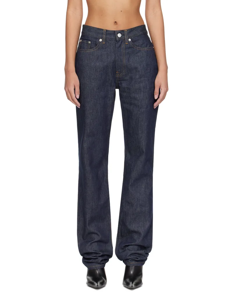 Helmut Lang Indigo Slim Jeans Raw