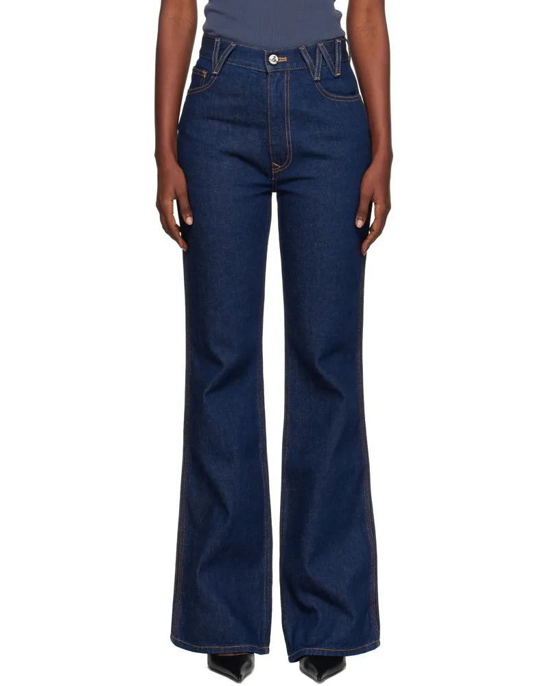 Vivienne Westwood Navy Ray 5 Pocket Jeans K406