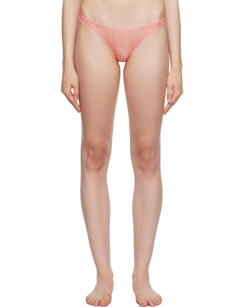 Kiki De Montparnasse Pink Striped Thong 1024