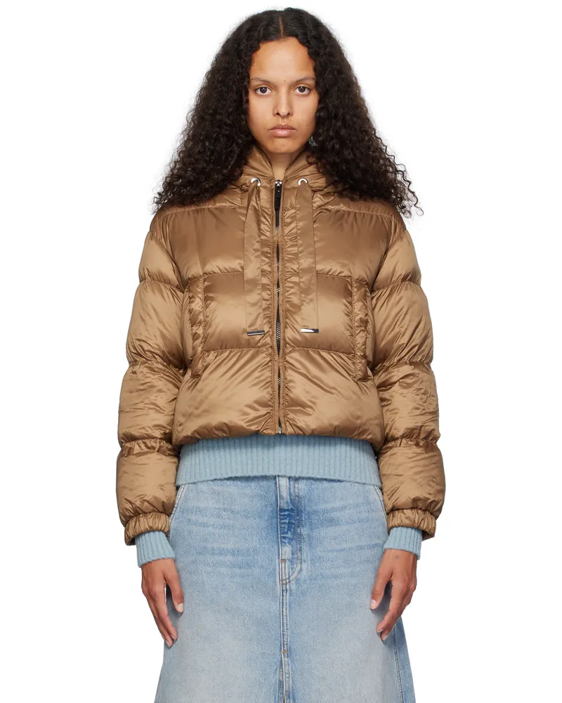 Max Mara Brown Seia Down Jacket 042