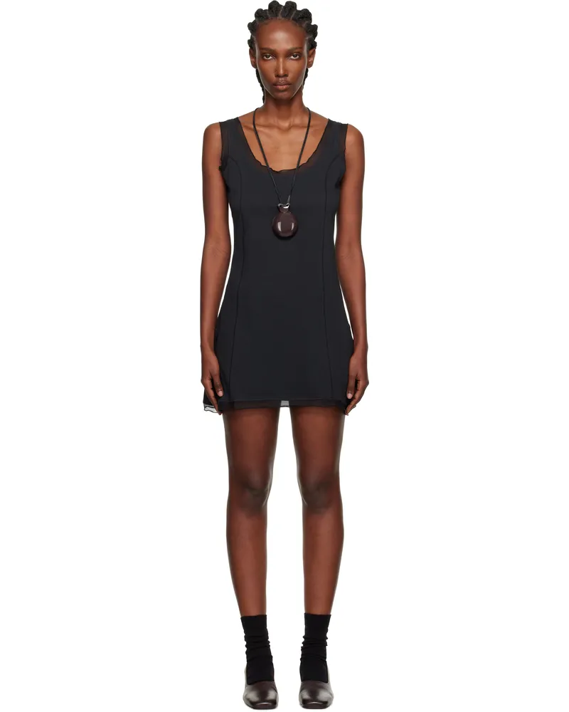 Our Legacy Black Dusk Minidress Washed