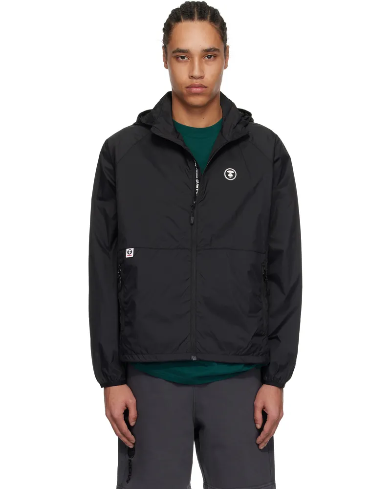 AAPE by A Bathing Ape Black 'AAPE Now' Light Weight Jacket Bkx