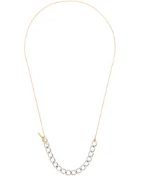 Dries van Noten Gold & Silver Contrast Chain Necklace Antic