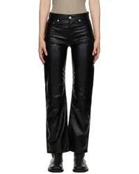 Our Legacy Black Linear Moto Cut Trousers Cageian