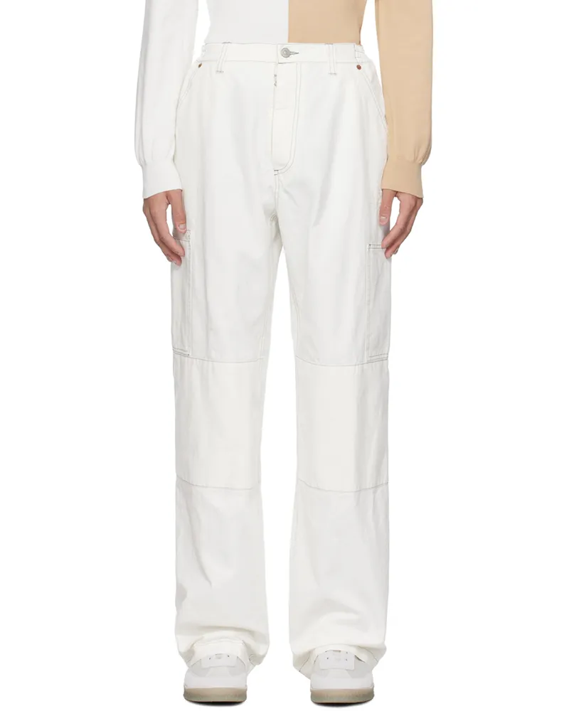 Maison Margiela Off-White Numeric Signature Trousers 102