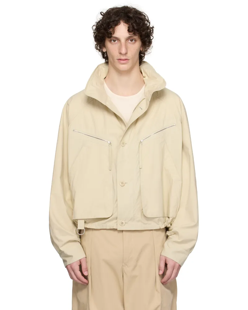 Christophe Lemaire Beige Parachute Jacket Bg205