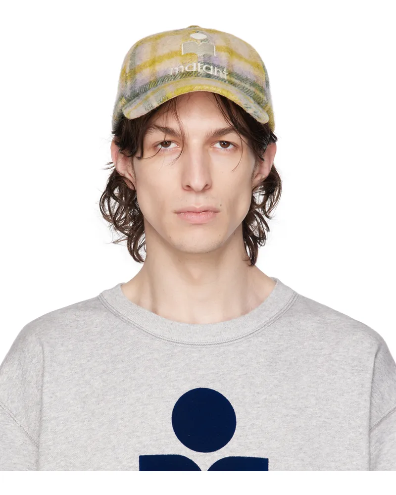 Isabel Marant Yellow & Green Tyron Cap Ywgn