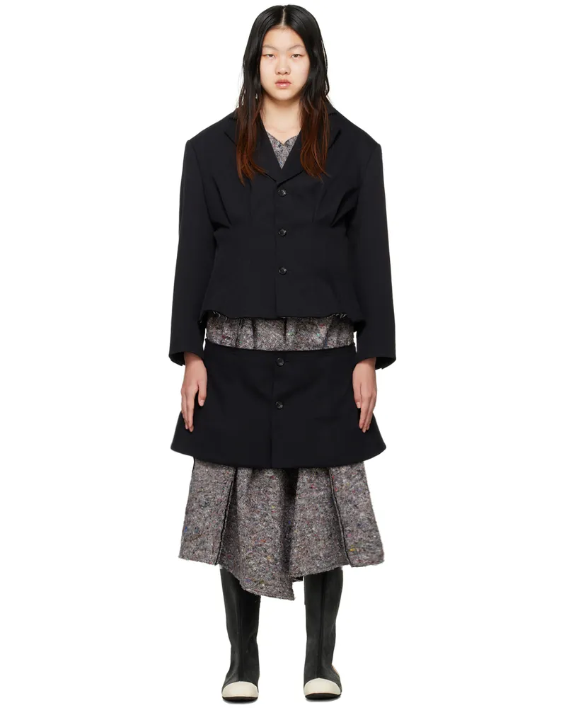 Comme des Garçons Black Layered Coat 1