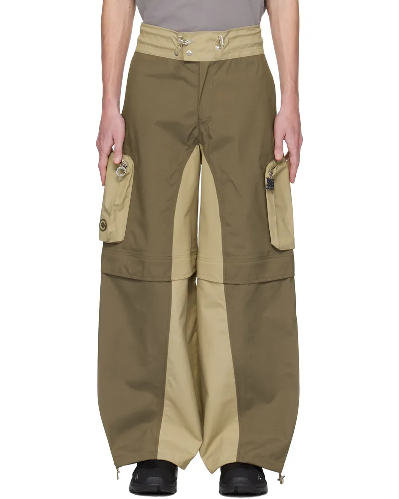 Charlie Constantinou Khaki 66°North Edition Zip-Off Shell Cargo Pants C