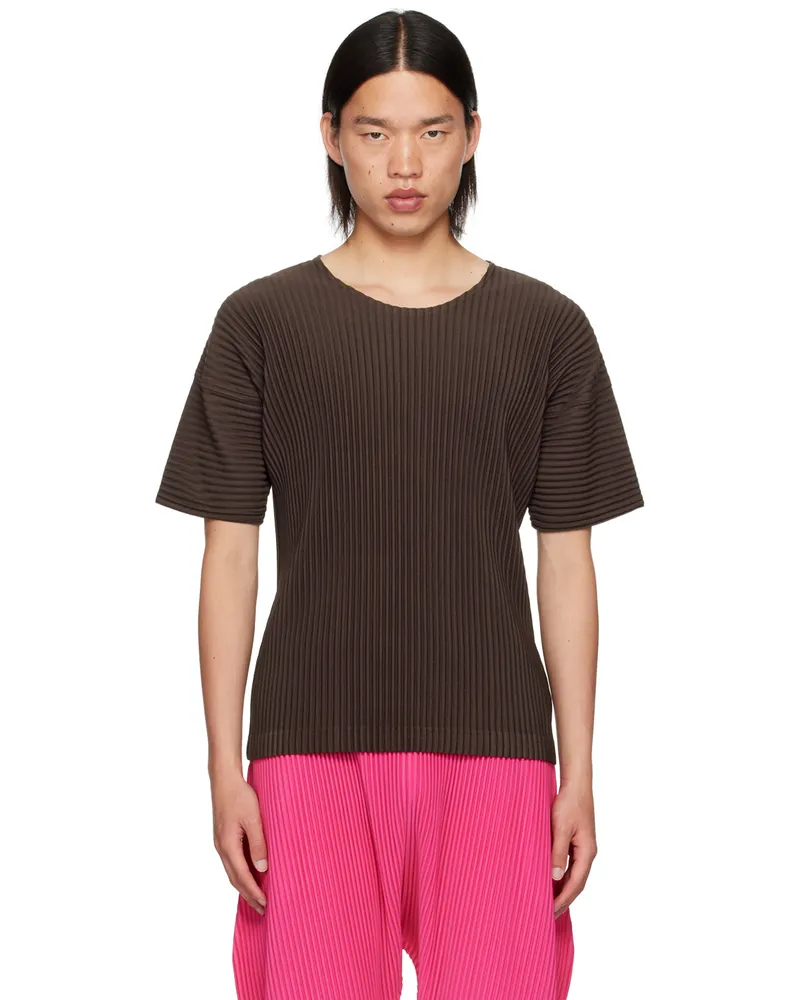 Issey Miyake Brown Monthly Color June T-shirt 47-dark