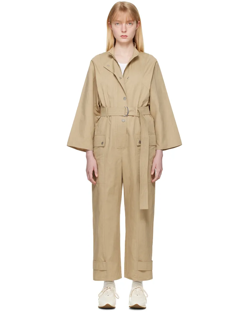 Max Mara Tan Fasto Jumpsuit 1