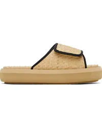 Eytys Beige Alessa Sandals Raffia